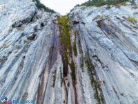 Wasserfall - gerade trocken