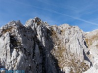 Gipfel der Kopfkraxe und Ende des Kraxengrates