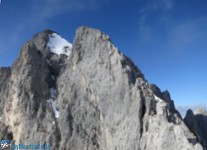 5. Gratturm, die Route verläuft rechts vom Grat