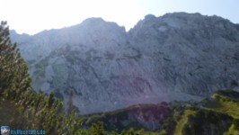 Scheffauer Nordwand - da geht der Wildauersteig durch