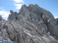 Weg zum Gipfel der Ellmauer Halt