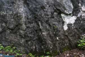 Felsgraffiti