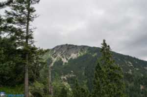 Die Nordseite der Notkarspitze im Aufstieg